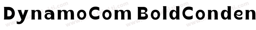 DynamoCom BoldCondensed字体转换